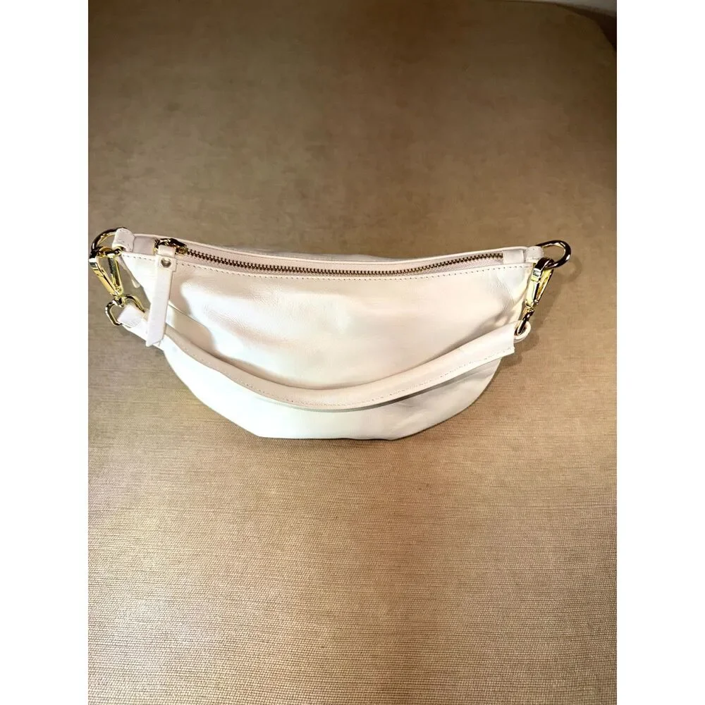 Mark and Graham Leather purse with two handles, Shoulder and Crossbody style
